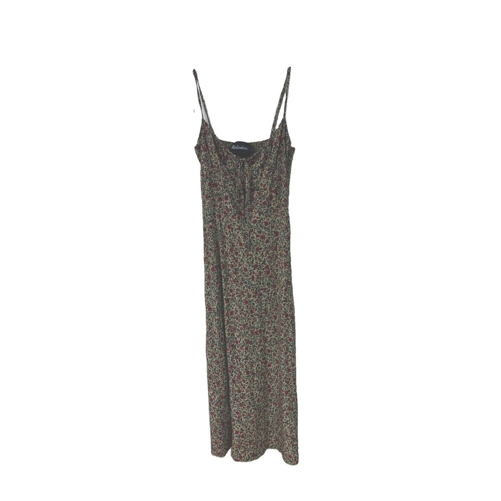 Realisation Par Alba Silk Midi Floral Slip Dress In Dahlia Medium Sold Out - Picture 5 of 10